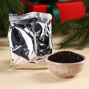 Подарочный набор «Всё исполнит Новыйод»: чай чёрный, со вкусом: лесные ягоды 50,, кофе со вкусом: амаретто, 50.,