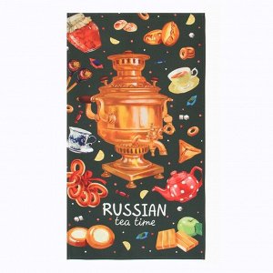 Полотенце «Этель. Самовар», 40x73 см, 100% хлопок, саржа 190 г/м²