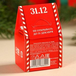 Печенье с предсказанием в коробке-домике «Новогодняя почта», 1 шт