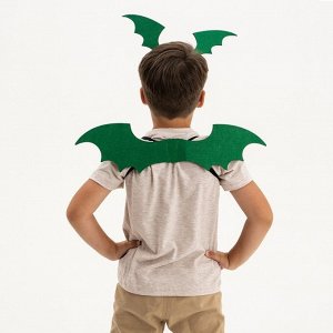 Карнавальный набор «Исполняю желания», дракон (ободок, крылья, аксессуар)