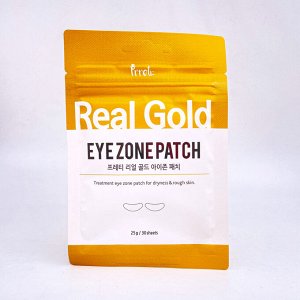 Антивозрастные патчи с золотом тканевые Prreti Real Gold Eye Zone Patch 30шт.(15 пар)