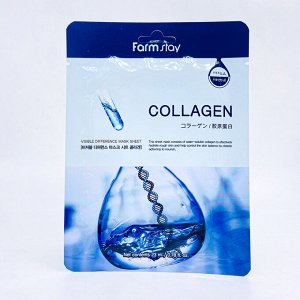 Farm Stay Тканевая маска с коллагеном Visible Difference Mask Sheet Collagen, 23 мл