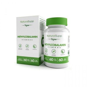 Витамины отдельные NaturalSupp Methylcobalamin (B12) 9mсg 60 veg caps