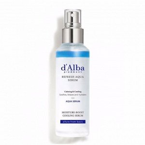 D'Alba Refresh Aqua Serum Calming&Cooling- Увлажняющая,успокаивающая и освежающая сыворотка спрей 150 мл