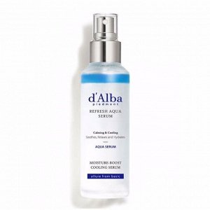 D'Alba Refresh Aqua Serum Calming&Cooling- Увлажняющая,успокаивающая и освежающая сыворотка спрей 150мл