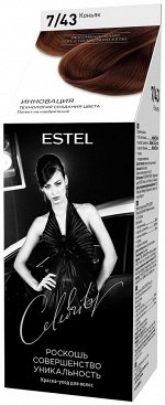 Эстель, Краска для волос ESTEL Selebrity тон 7/43 коньяк без аммиака 50мл