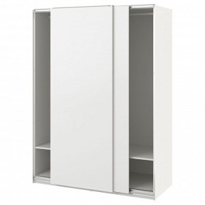 PAX / HASVIK, комбинированный шкаф для одежды, белый/white, 150x66x201 см