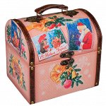 Сундук Ретро-Открытки 1200 г. дерево