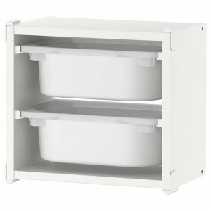 TROFAST, настенное хранилище, белый, 34x21x30 см