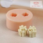 Силиконовый молд, форма для заливки «Подарок», 1.5x1.5x1.5 см
