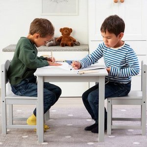IKEA SUNDVIK, детский стул, серый