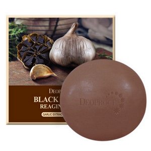Мыло с черным чесноком Deoproce Black GArlic Reaging Soap, 100гр