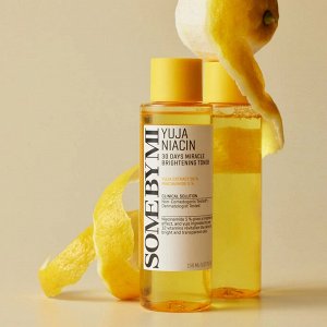 Some By Mi Yuja Niacin 30 Days Miracle Brightening Toner Тонер с витамином С и ниацинамидом