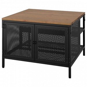 FJ?LLBO, стол для хранения, черный, 68x68x48 см