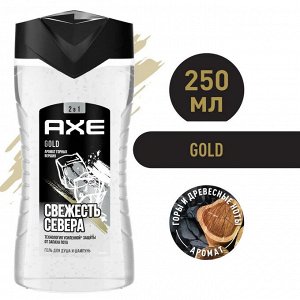Акс Мужской гель для душа и Шампунь 2в1 Голд 250 мл Axe