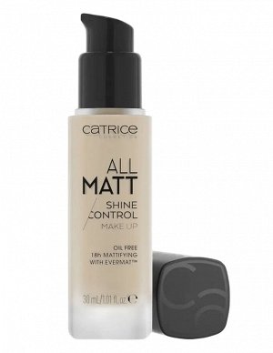 Катрис Основа тональная для лица Catrice All Matt Shine Control Make Up Neutral Light Beige тон 010