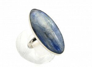 Кольцо с кианитом 14*31мм., размер-18