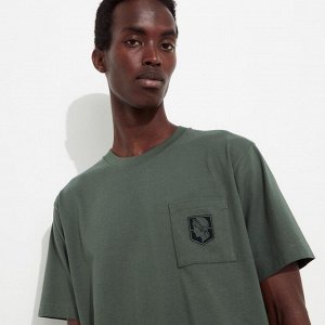 Мужская футболка, зеленый