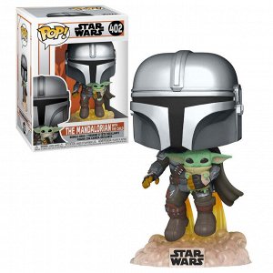 Фигурка Funko POP! Star Wars: Mandalorian - Mando Flying w/Jet