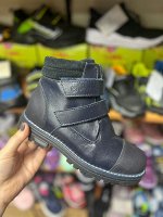 Сапожки кожаные с шерстью