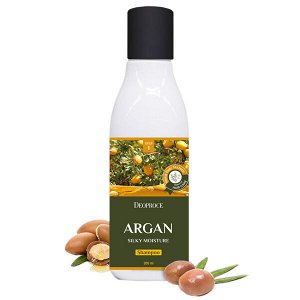 Увлажняющий шампунь с маслом арганы DEOPROCE Argan Silky Moisture Shampoo, 200мл