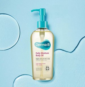 Ламеллярное парфюмированное масло для тела Derma:B Daily Moisture Body Oil (персик)