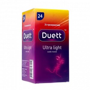 Презервативы DUETT Ultra light 24 шт