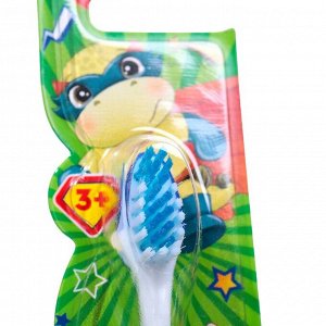 Детская зубная щетка D.I.E.S. " Динозавр " мягкая 3+