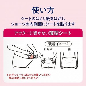 Megrhythm Steam Belly Sheets - тепловые патчи против менструальной боли