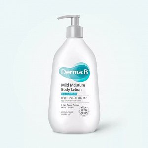 Ламеллярный лосьон для тела для чувствительной кожи Derma:B Mild Moisture Body Lotion