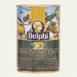 Оливки без косточки в рассоле DELPHI Superior 261-290 400г