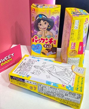 Печенье с шоколадной начинкой Morinaga Микки Маус 43 гр Японские сладости