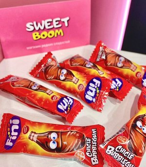 Жевательная резинка со вкусом колы Fini Cola Bottles Жвачка Фини &quot;Кола&quot; в виде бутылочки колы с  начинкой внутри 6 гр