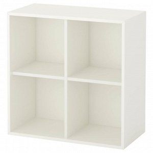 ЭКЕТ, шкафчик с 4 отделениями, белый, 70x35x70 см