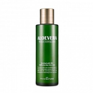 Fromnature Лосьон для лица увлажняющий с алоэ вера Lotion Moisture Soothing Aloe Vera 98%, 125 мл