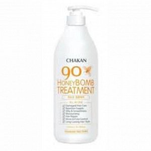 CHAKAN FACTORY Кондиционер для волос Медовая бомба Chakan Honey Bomb 90% Treatment, 1000 мл