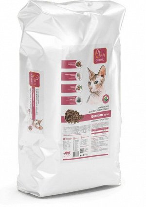 CLAN CLASSIC Gurman-33/14 Сухой корм для привередливых кошек, индека с креветкой 10 кг