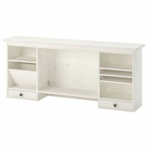 HEMNES, стол-надстройка, белое пятно, 152x63 см