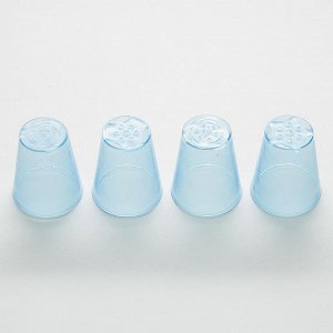 Набор насадок 4 штуки для кондитерского мешка пластиковых BE-0385/4