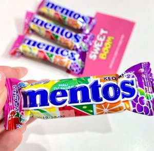 Жевательные конфеты с фруктовыми вкусами Mentos Rainbow 10 гр