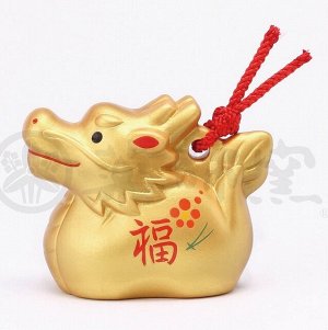 MATSUMOTO - фигурка золотого дракона с колокольчиком