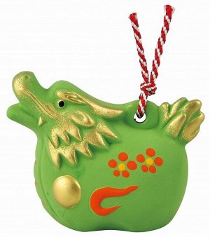 MATSUMOTO - фигурка зеленого дракона с колокольчиком