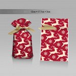 НОВОГОДНИЕ ПАКЕТЫ ДЛЯ КОНФЕТ, 10ШТ