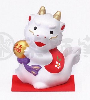 MATSUMOTO - фигурка белого дракона с иероглифом