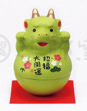 MATSUMOTO - фигурка зеленого дракона - неваляшка