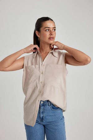 DEFACTO Рубашка без рукавов премиум-класса Oversize Fit