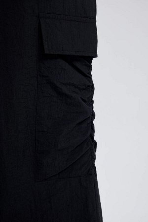 DEFACTO Стандартные брюки с завышенной талией Parachute