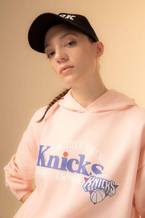 DeFactoFit Толстовка с капюшоном NBA New York Knicks