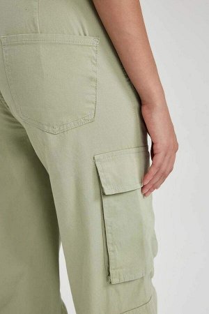 Классные брюки карго прямого кроя из 100 % хлопка