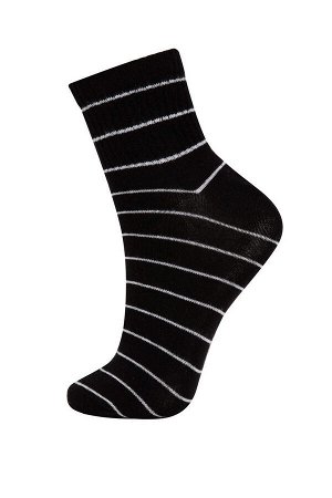 DEFACTO Женские носки из трех предметов из хлопка